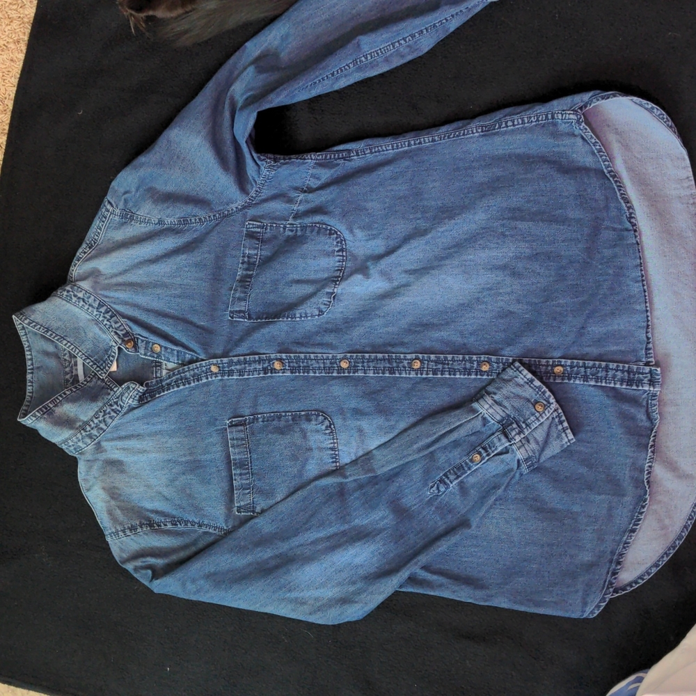 Merona blue top